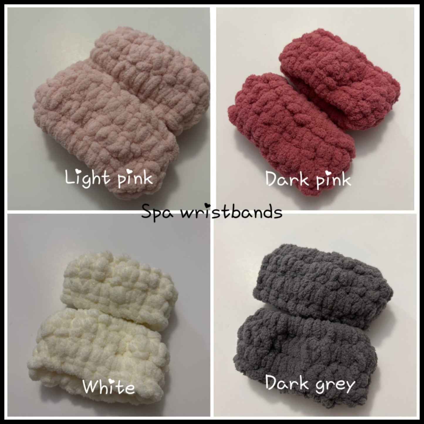 💧 Plush Wrist Wash Bands – Keep Your Arms Dry!