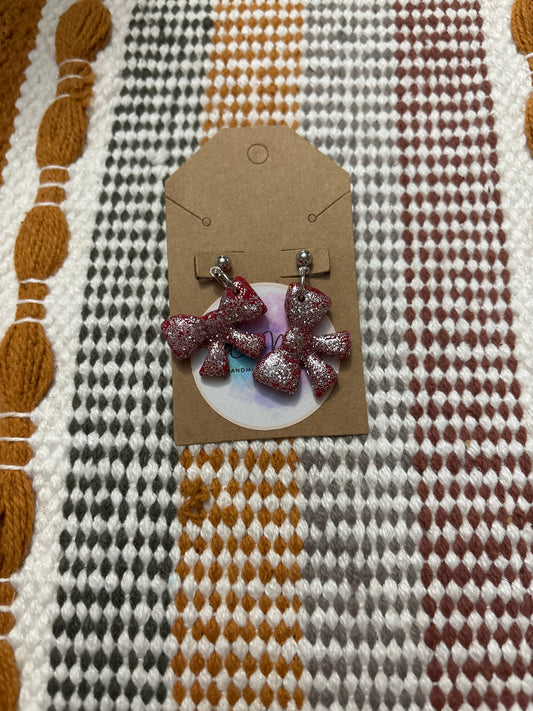 Red Christmas bows