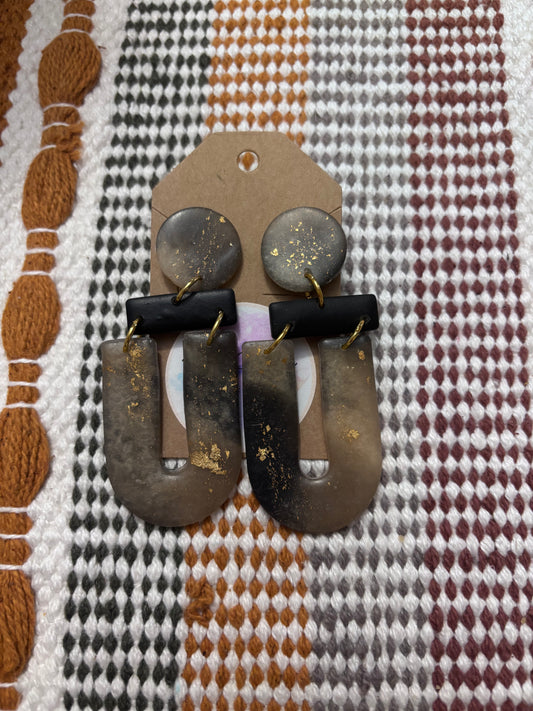 Abstract Dangle earrings