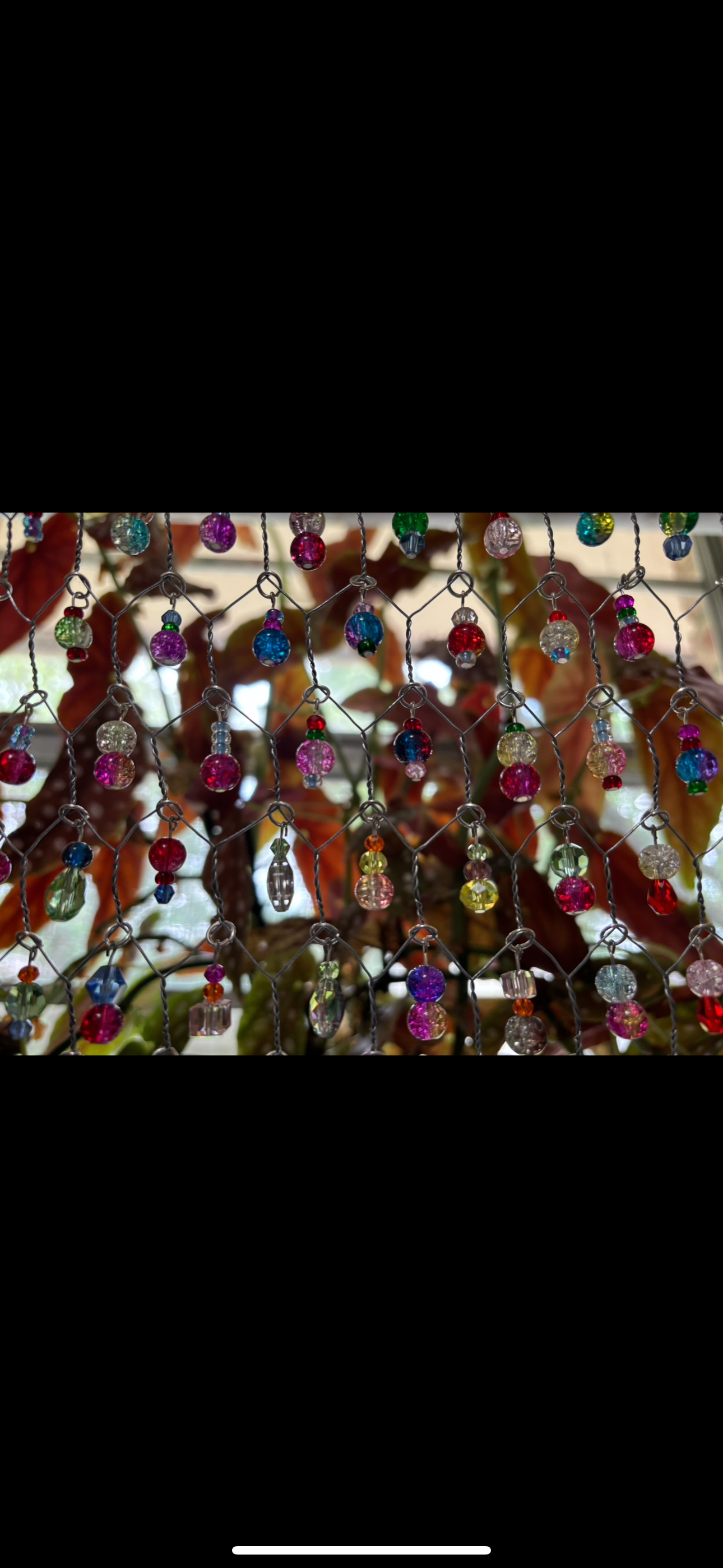MADE TO ORDER 🌈 Thrifted Frame Beaded Sun Catcher