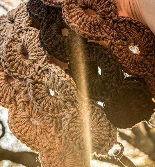 🌿 Handmade Crochet Keychains – 100% Cotton, Washable & Durable