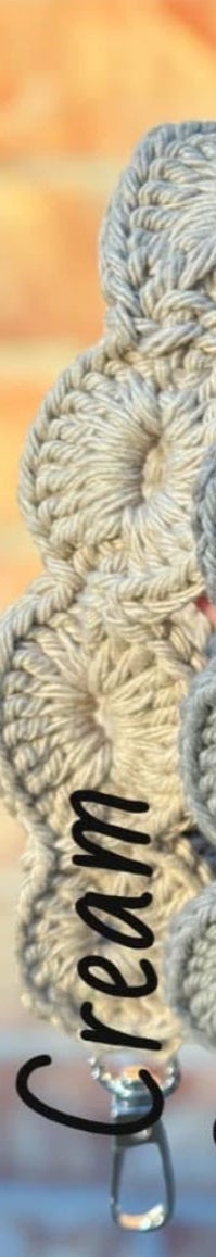 🌿 Handmade Crochet Keychains – 100% Cotton, Washable & Durable