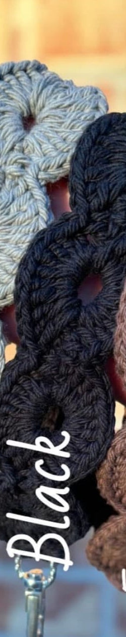 🌿 Handmade Crochet Keychains – 100% Cotton, Washable & Durable